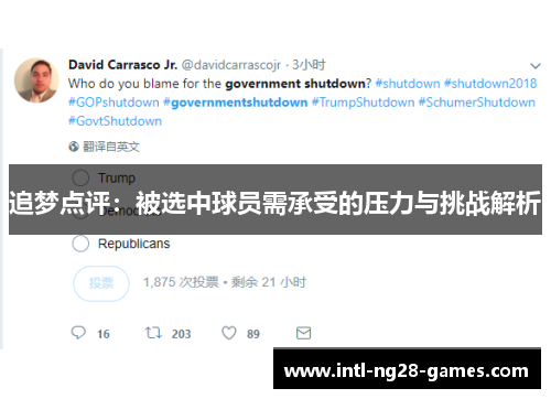 追梦点评：被选中球员需承受的压力与挑战解析